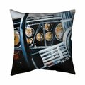 Begin Home Decor 26 x 26 in. Vintage Car Interior-Double Sided Print Indoor Pillow 5541-2626-TR41